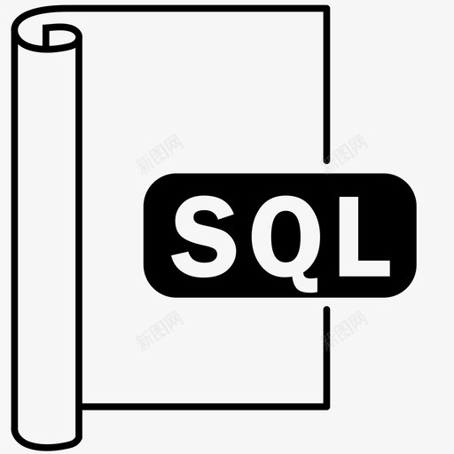 sql数据库文件图标svg_新图网 https://ixintu.com sql 数据库 文件 格式