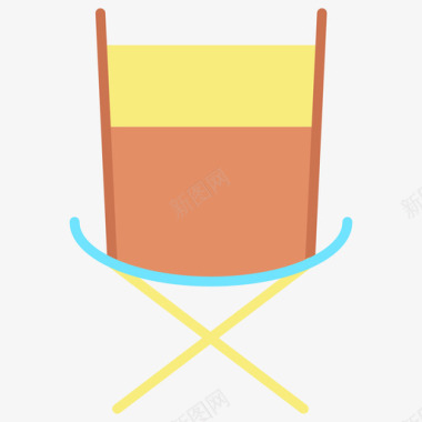 椅子家具装饰5扁平图标图标