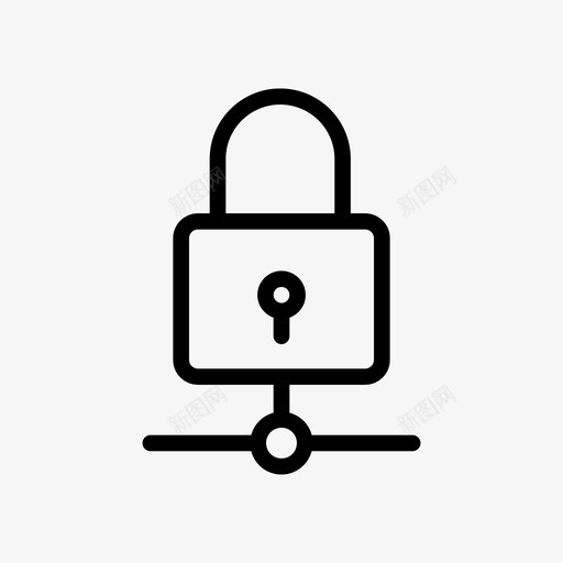 锁共享连接专用图标svg_新图网 https://ixintu.com 专用 共享 图标 字形 安全 网络 连接 通信线路