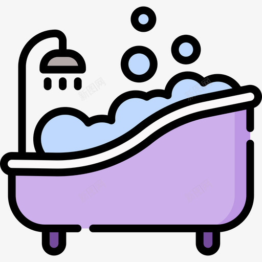 浴缸婴儿145线性颜色图标svg_新图网 https://ixintu.com 婴儿 浴缸 线性 颜色