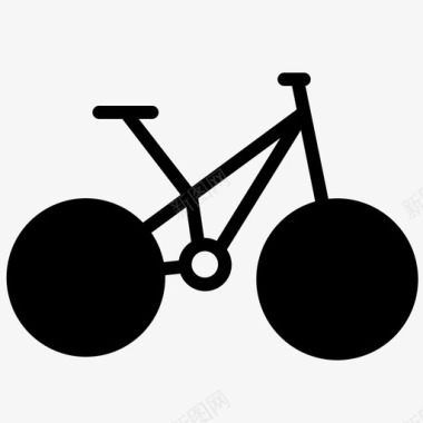 山地车自行车配件填充物图标图标