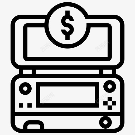 双屏游戏监视器图标svg_新图网 https://ixintu.com 两个 双屏 游戏 监视器 视频