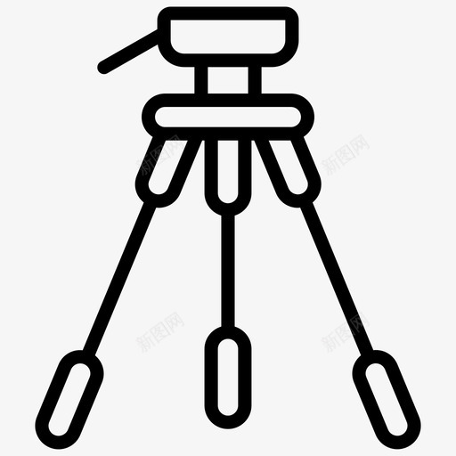 三脚架摄影相机专业摄影图标svg_新图网 https://ixintu.com 三脚架 专业摄影 图形 图标 摄影 相机 线图