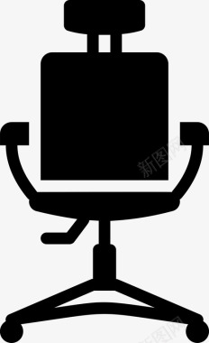 办公椅办公家具填充物图标图标