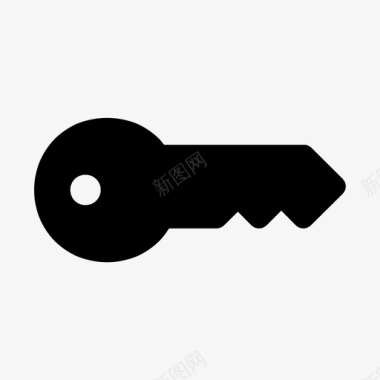 制栓钥匙门锁图标图标