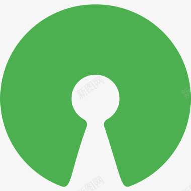开源社交logo3flat图标图标