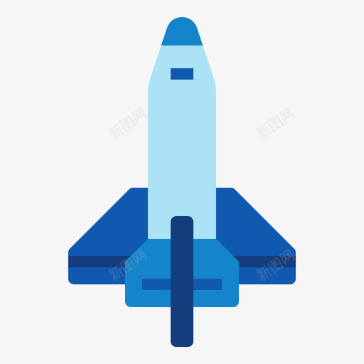 太空船运输165扁平图标svg_新图网 https://ixintu.com 太空船 扁平 运输