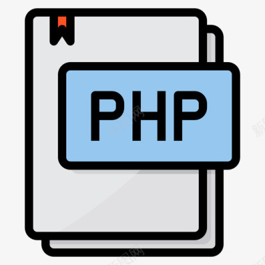 Php文件类型15线性颜色图标图标