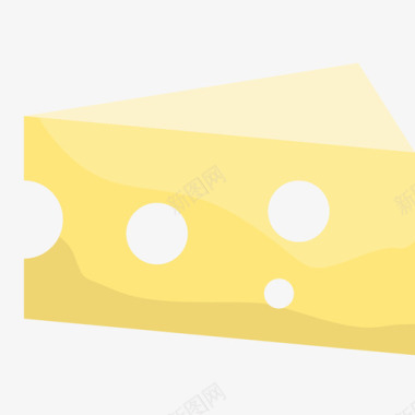 奶酪健康食品38扁平图标图标
