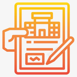工程合同合同工程95坡度图标高清图片