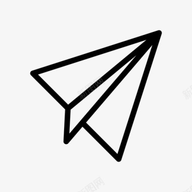发送方向消息图标图标