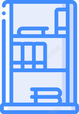 衣柜办公家具1件蓝色图标图标