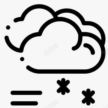 云云雨预报图标图标