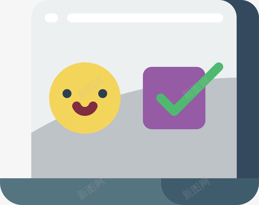 笔记本电脑调查和评级3扁平图标svg_新图网 https://ixintu.com 扁平 电脑 笔记本 评级 调查