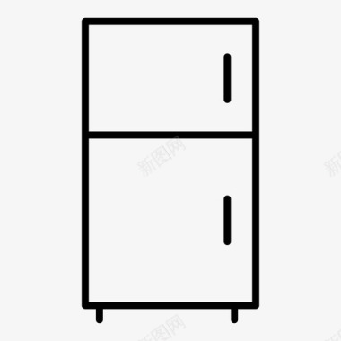 冰箱冷冻机电子技术图标图标