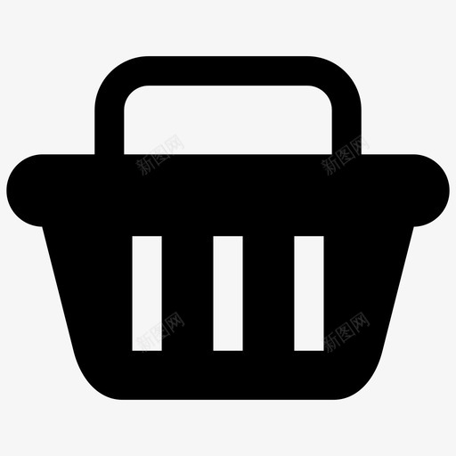 购物篮购买订购图标svg_新图网 https://ixintu.com web 基本 用户界面 订购 购买 购物篮 零售