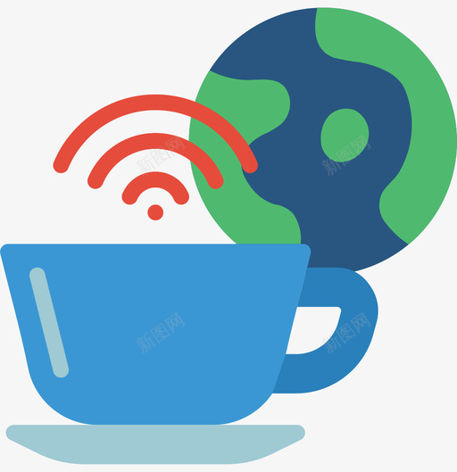 咖啡信息技术12平板图标svg_新图网 https://ixintu.com 信息技术 咖啡 平板