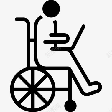无障碍住宿残疾图标图标
