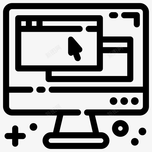 台式电脑imac显示器图标svg_新图网 https://ixintu.com imac sparkle tech 台式电脑 屏幕 显示器