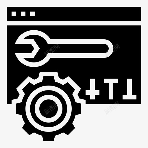 设置网站调整设置图标svg_新图网 https://ixintu.com 字形 数字 网站 营销 设置 调整