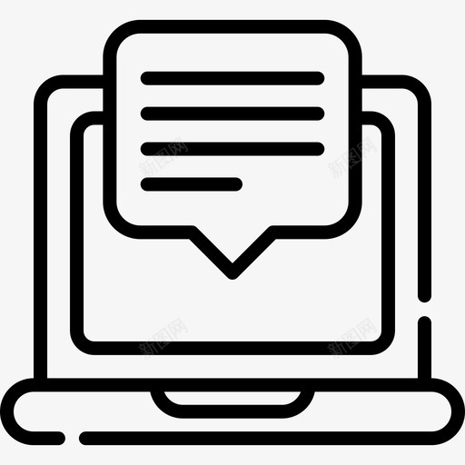 聊天聊天20直截了当图标svg_新图网 https://ixintu.com 直截了当 聊天