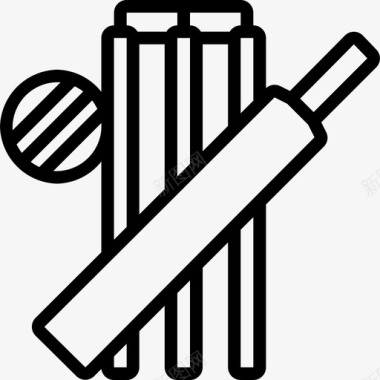 板球印度49直线型图标图标