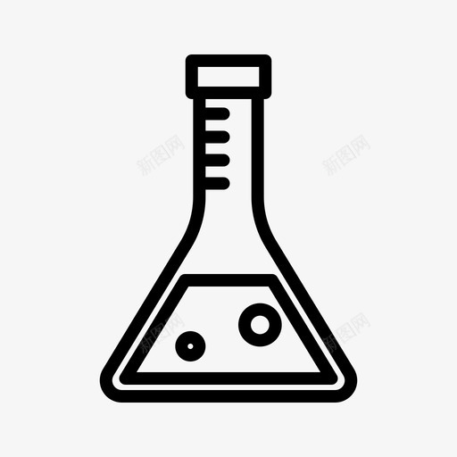 烧瓶西部8号直线型图标svg_新图网 https://ixintu.com 8号 烧瓶 直线 线型 西部