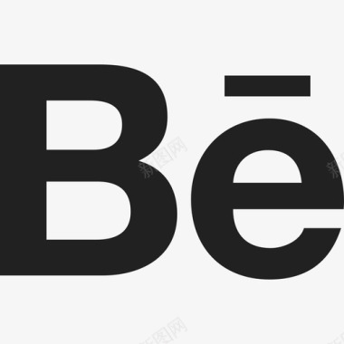 Behance社交徽标3平面图标图标