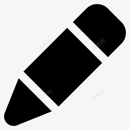 铅笔艺术编辑图标svg_新图网 https://ixintu.com 书写 实心 用户界面 编辑 艺术 铅笔