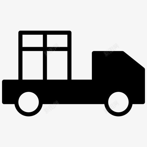 交货包汽车交货货物图标svg_新图网 https://ixintu.com 交货 汽车 装运 货物 运输 采购
