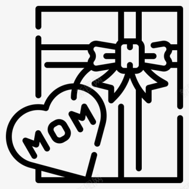 礼盒母亲节25直系图标图标