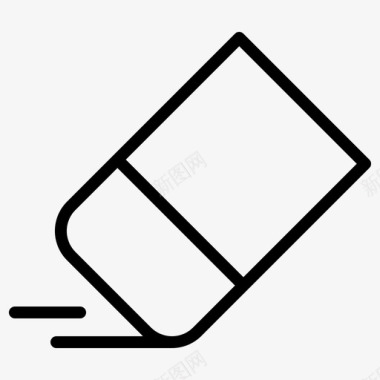 橡皮擦擦学校图标图标