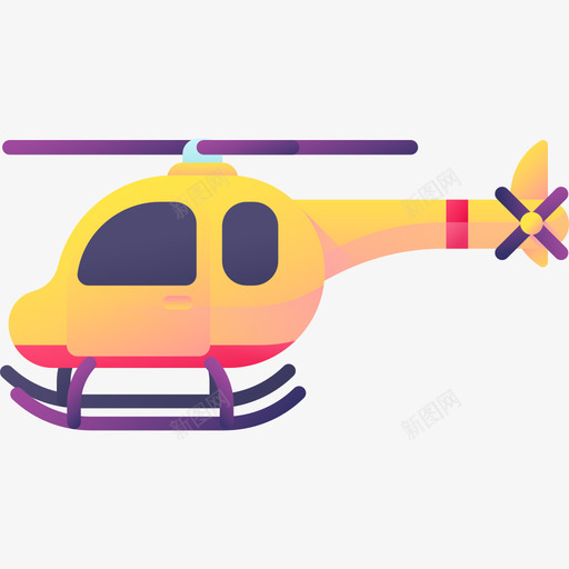直升机运输174彩色图标svg_新图网 https://ixintu.com 彩色 直升机 运输