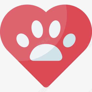 动物护理慈善105公寓图标图标