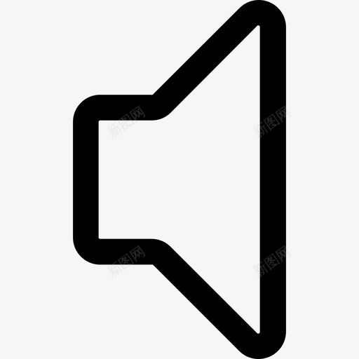 音量0svg_新图网 https://ixintu.com 音量0