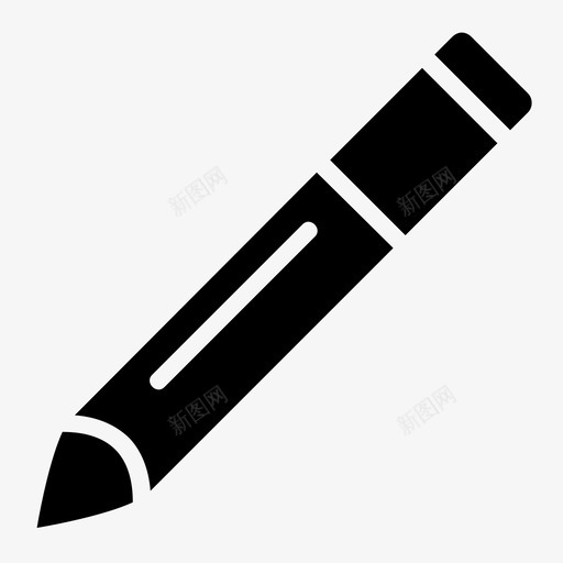 铅笔商务便条图标svg_新图网 https://ixintu.com 业务 便条 写字 办公 商务 设备 铅笔