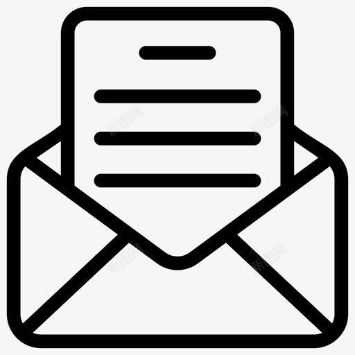 打开电子邮件通信邮件信封图标svg_新图网 https://ixintu.com 信封 公司 团队 打开 查看 消息 电子邮件 短信 管理 通信 邮件
