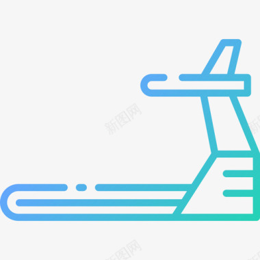 跑步机健身106坡度图标图标