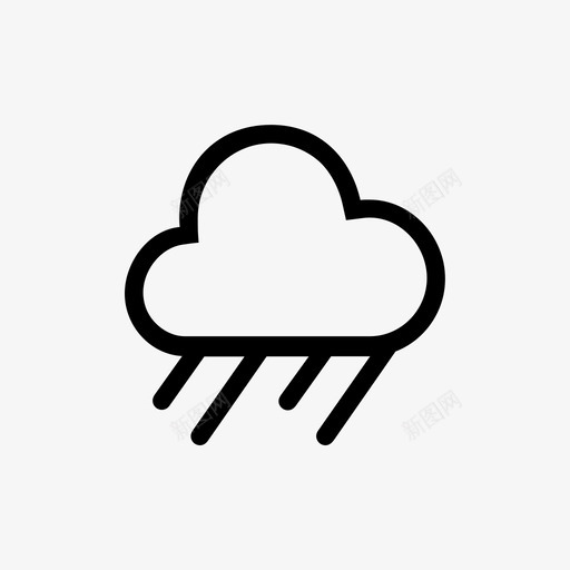 ios-rainy-outlinesvg_新图网 https://ixintu.com ios-rainy-outline