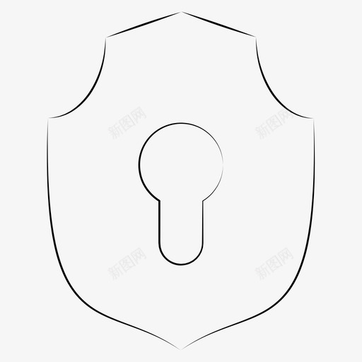 手拉安全带锁护罩图标svg_新图网 https://ixintu.com 安全带 手拉 锁护