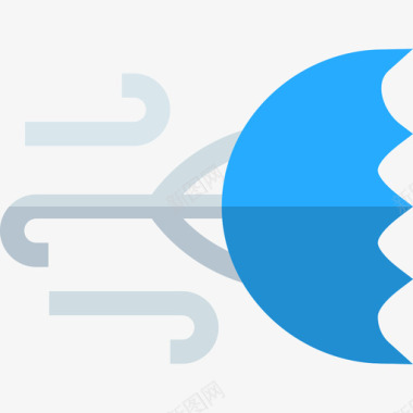 多风气候变化22平坦图标图标