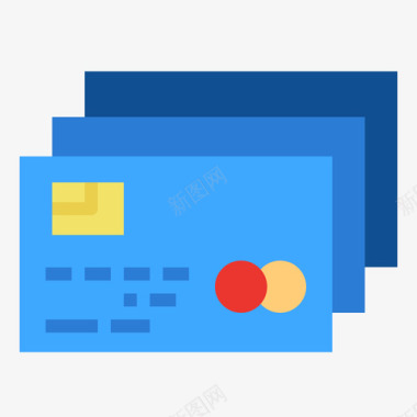 信用卡银行97持平图标图标