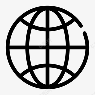 全局浏览器地球图标图标
