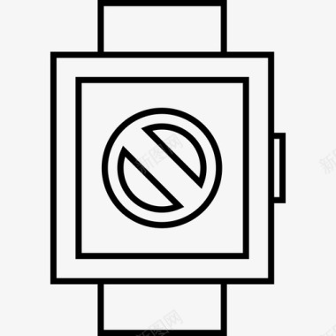 smartwatch拒绝访问禁止签名图标图标