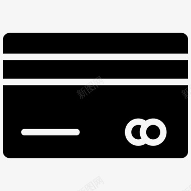 信用卡信用卡支付借记卡图标图标