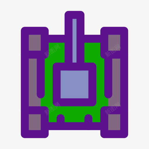 坦克战争11线性颜色图标svg_新图网 https://ixintu.com 坦克 战争 线性 颜色