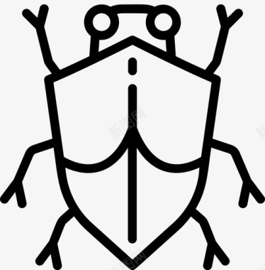 虫虫和虫3线状图标图标