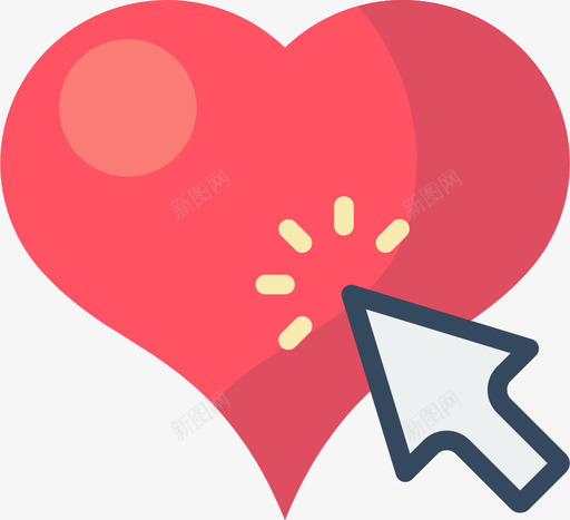 心脏调查和评级3平图标svg_新图网 https://ixintu.com 心脏 评级 调查