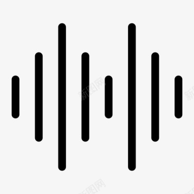 声波音频音量图标图标