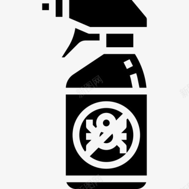 杀虫剂兽医56固体图标图标